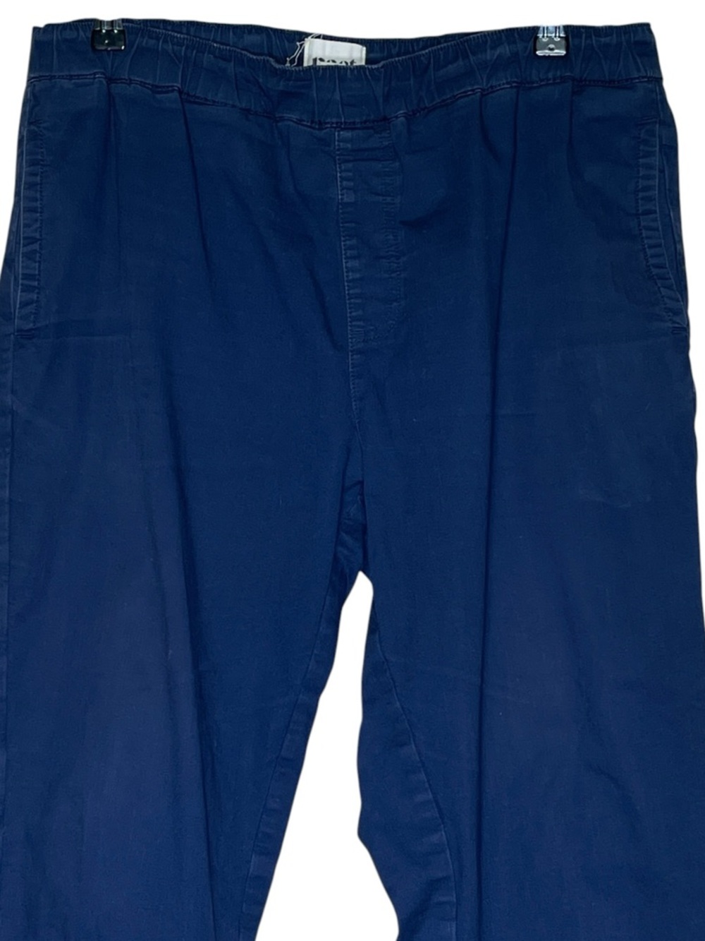 Pact Organic Men's XL Navy Elastic Waist Daily Chinos - Picture 2 of 9